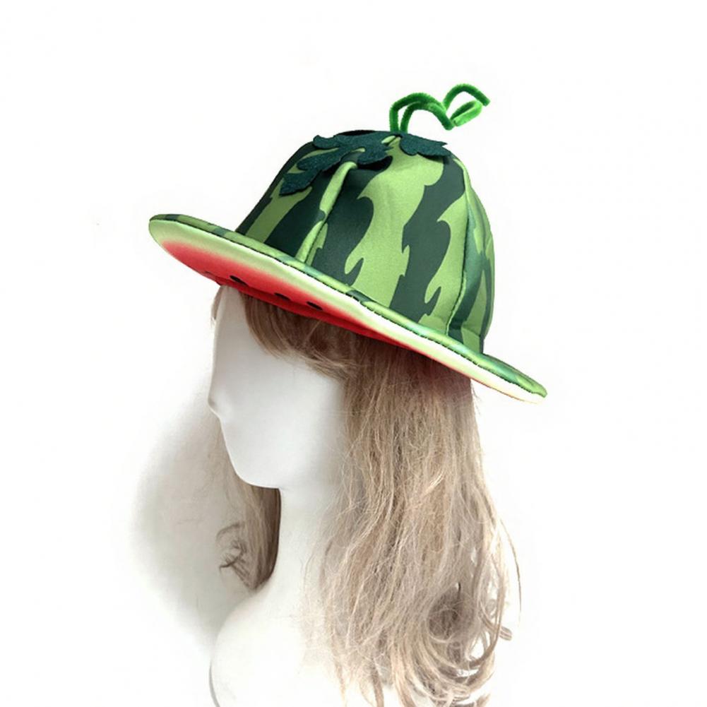 Visor Sun Hat - 수박 테마 파티 모자 귀여운 만화