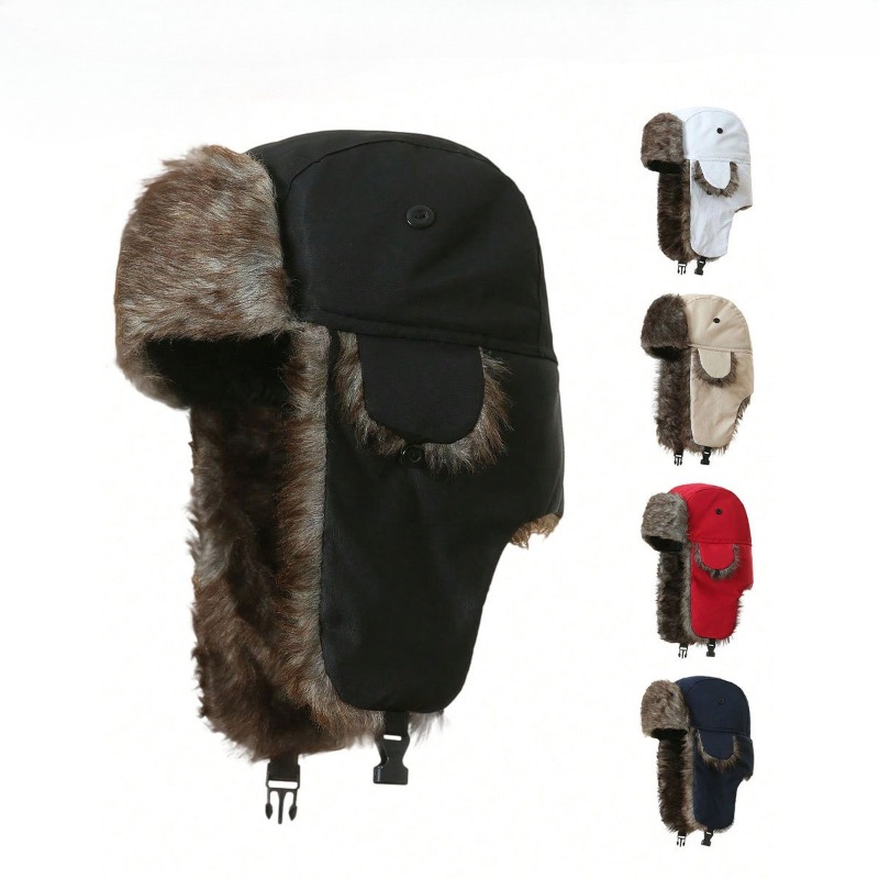 러시아 스타일의 스키 모자, 남녀 공용 겨울용 따뜻한  - Trapper Hat Ear Flap 리뷰 및 가격