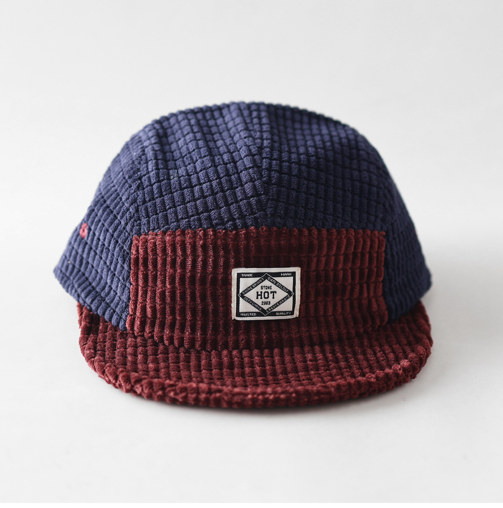 가을/겨울 신상품, 5패널 컬러 블록 코듀로이 소재 야 - Corduroy Cap 5 Panel 리뷰 및 가격