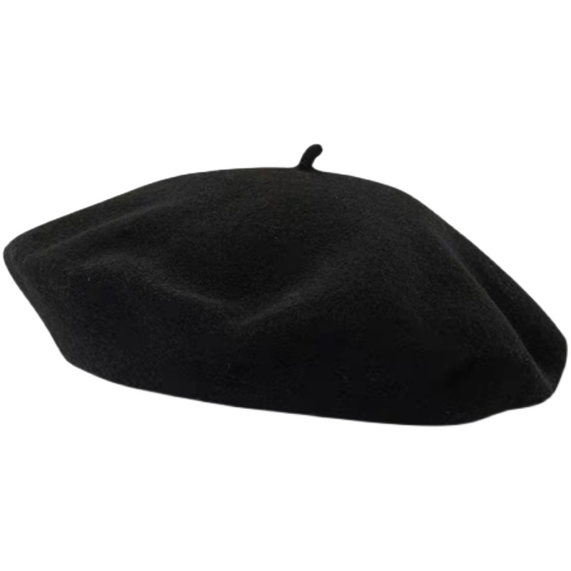 여성 클래식 울 베레모 모자 단색 프렌치 스타일 화가  - Beret French Wool 리뷰 및 가격