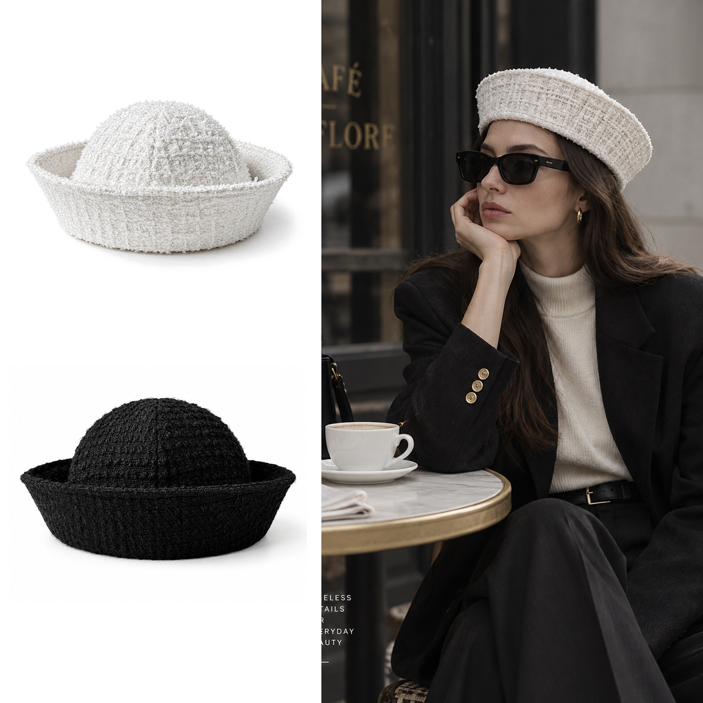 2027년 여성용 단색 프랑스풍 세일러 캡, 가을/겨울 - Beret French Wool 리뷰 및 가격