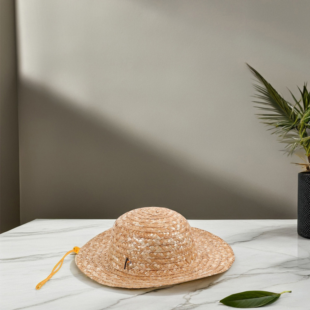 어린이용 밀짚 햇 2개 세트, 천연 소재, 표백 처리  - Sun Hat Wide Brim 리뷰 및 가격