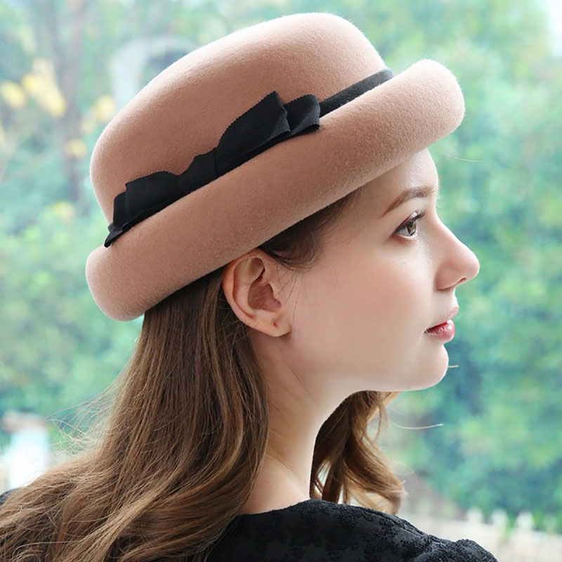 패션 여성용 100% 울 베레모 리본 장식 가을 겨울  - Beret French Wool 리뷰 및 가격