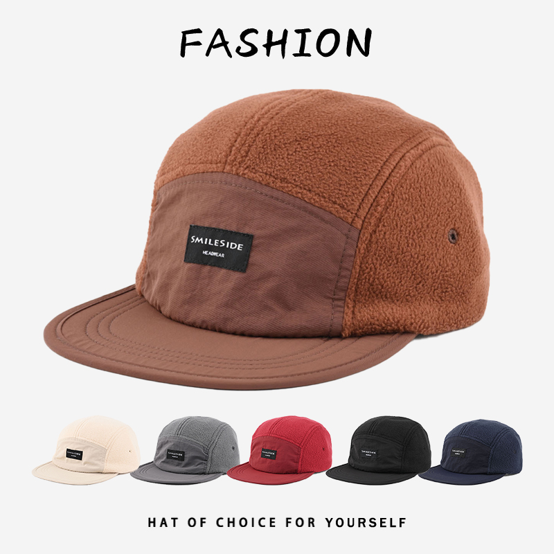 남성 여성 양털 5 패널 캠프 모자 스플라이스 패브릭  - Corduroy Cap 5 Panel 리뷰 및 가격